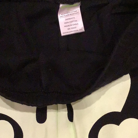 Gymboree glow in the dark skeleton pajamas size 10 - Picture 4 of 4